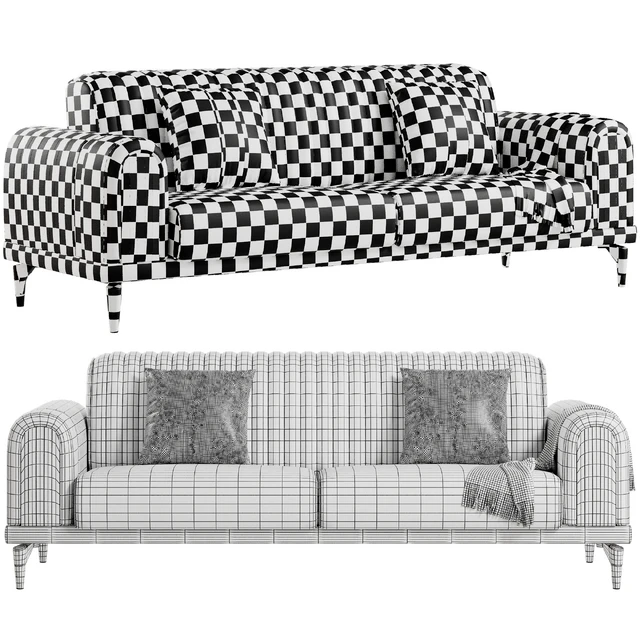 FH 5020 Luxury Italian Sofa — Скачать