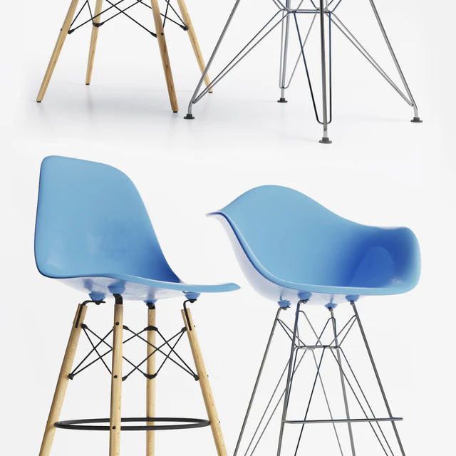 Eames Plastic Side Chairs — Descargar
