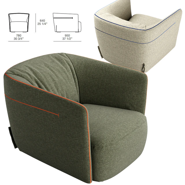 Poliform SANTA MONICA armchair — Descargar