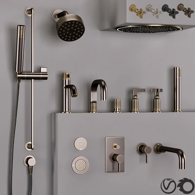 Gessi bathroom inciso faucet set 2 — Ver 1
