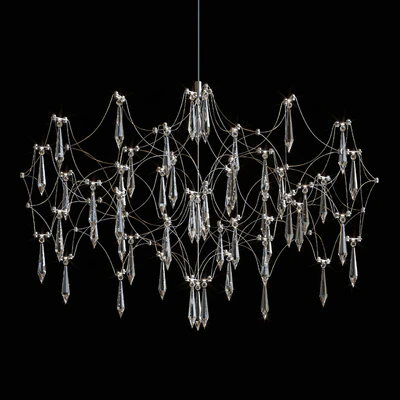 Crystal modern chandelier for living room — Ver 3