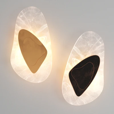LED wall lamp with glass shade — Ver 3