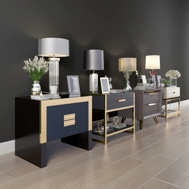 Nightstand Decorative Set01 — Descargar