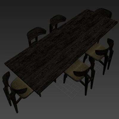 Okha Basilisk chair / Okha Bison table — Ver 2