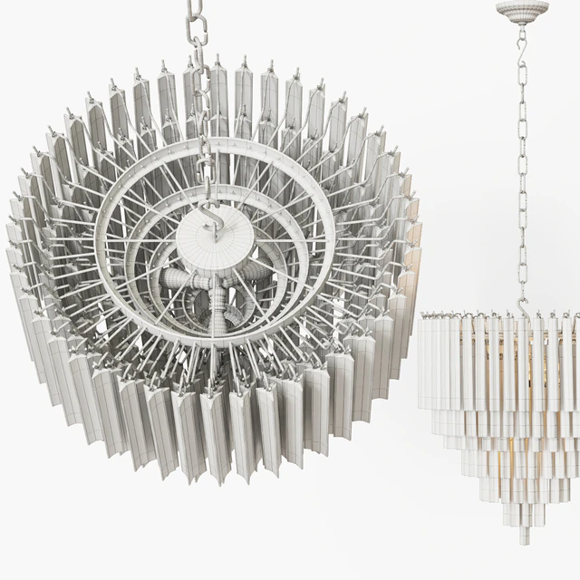 Eichholtz CHANDELIER NOVA rose glass — Скачать