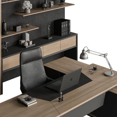 Boss Desk - Office Furniture 513 — Вид 2
