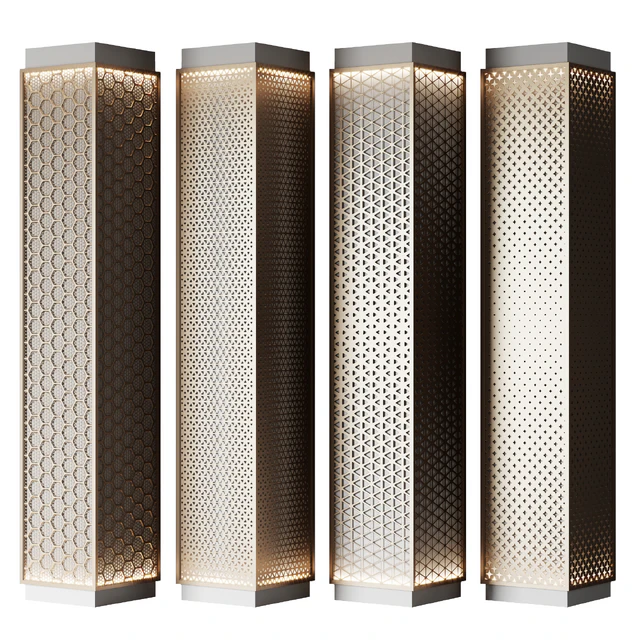 Metal columns with perforation No. 4 — Descargar