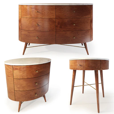 Комод и тумба  Acorn, Penelope. Dresser, bedside table by West Elm — Вид 3