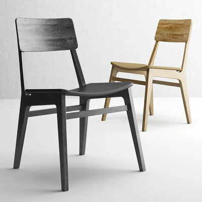 Modern wooden chair 2623 by Ferri Mobili Italy. — Ver 1