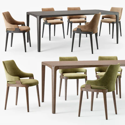 Potocco velis chair eiles table — Ver 1