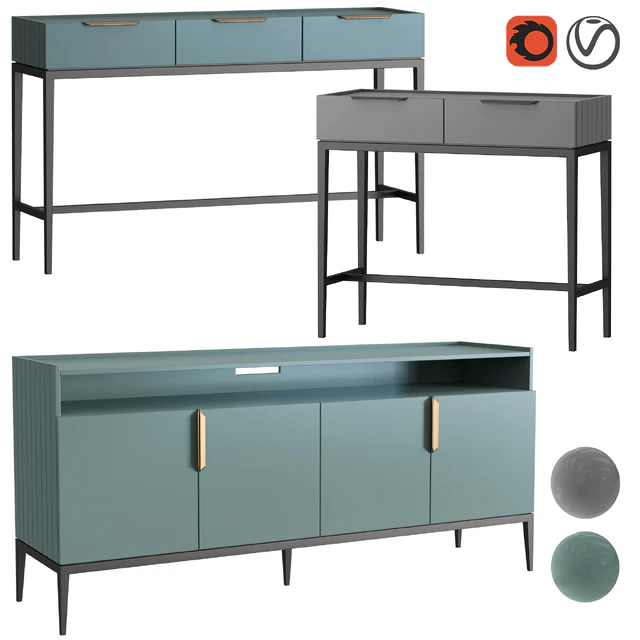 Dantone Home Metropolitan Console Set — Descargar