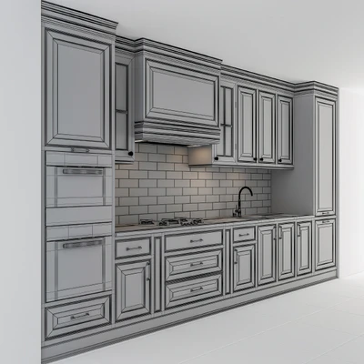 Kitchen NeoClassic - Cream Set 28 — Ver 3