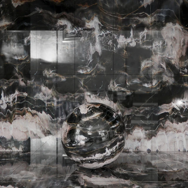 Seamless Confusion Dark Marble Material — Descargar