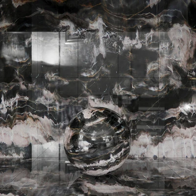 Seamless Confusion Dark Marble Material — Ver 1