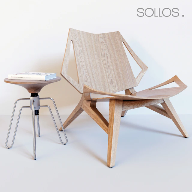 Ipanema chair & phillips stool by Jader Almeida — Скачать