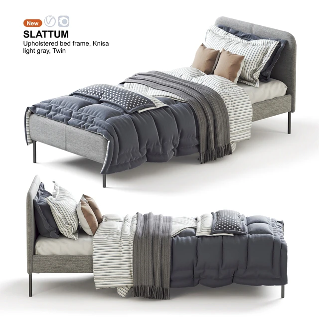 IKEA SLATTUM twin bed — Descargar