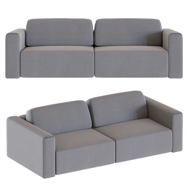 Sofa Santo Textile Gray — Descargar