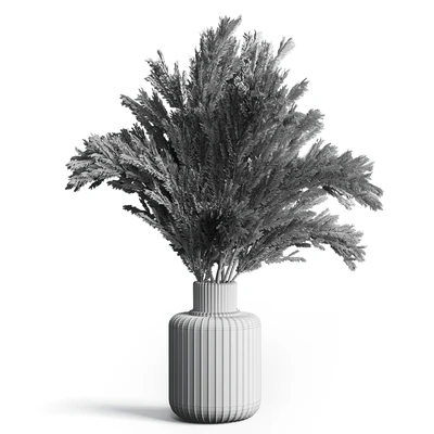 bouquet dry lavender vase glass — Ver 2