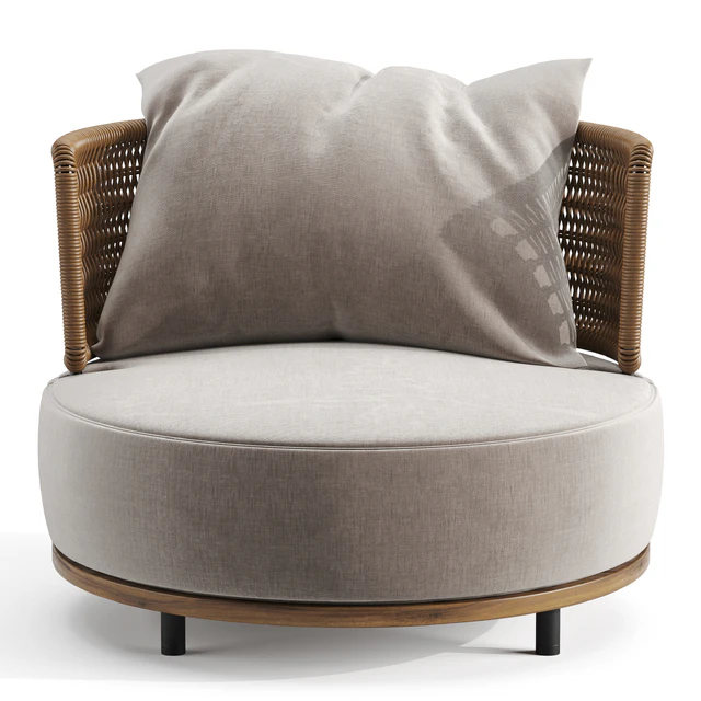Minotti quadrado armchair — Скачать