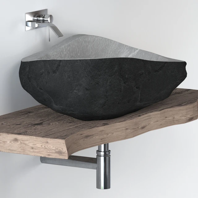 Stone washbasin with slab top — Descargar