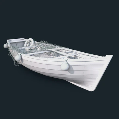 old fishing boat — Ver 2