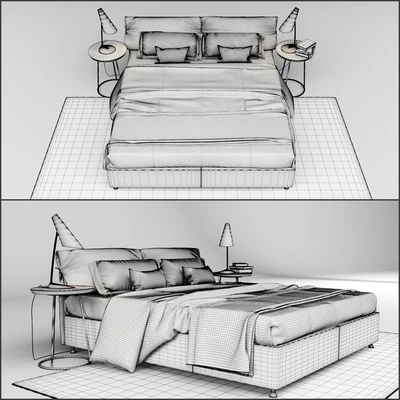 Flou. Nathalie bed. — Ver 2