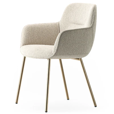 Calligaris Cocoon metal legs armchair — Вид 4
