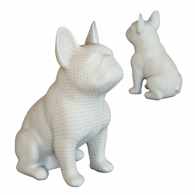 Deco Figure French Bulldog — Ver 2