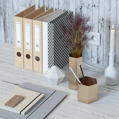 Decorative set for the office desk — Ver 2
