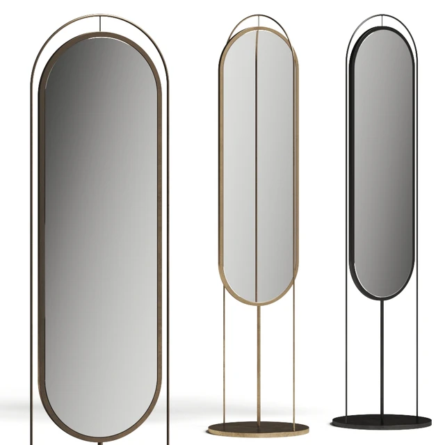 West Elm Tall Oval Floor Mirror — Скачать