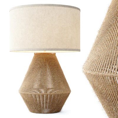 Zara Home - The jute base lamp — Ver 1