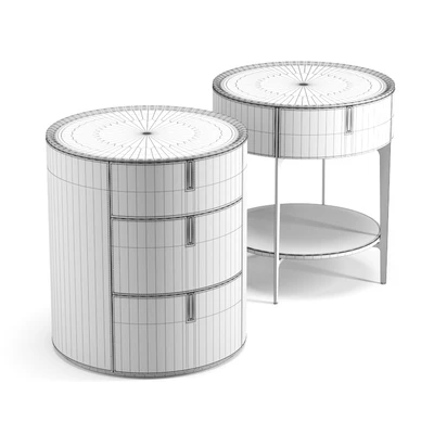 Alivar "Round" bedside table — Ver 2