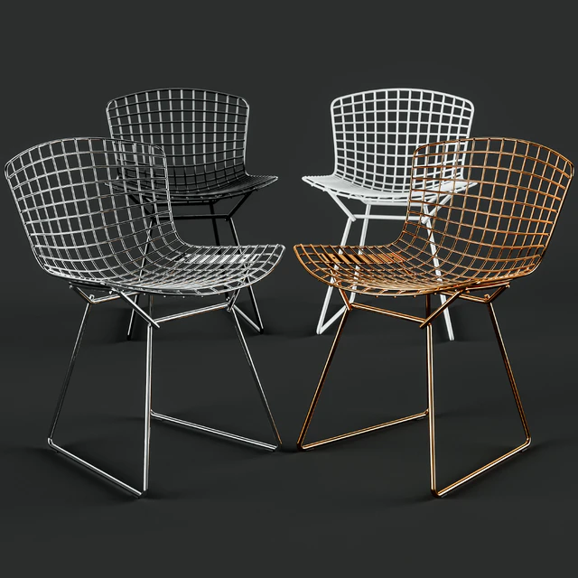 Knoll Bertoia Side Chair Arper Dizzy Table — Descargar