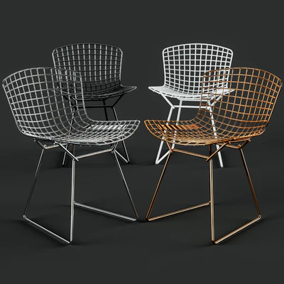 Knoll Bertoia Side Chair Arper Dizzy Table — Ver 2