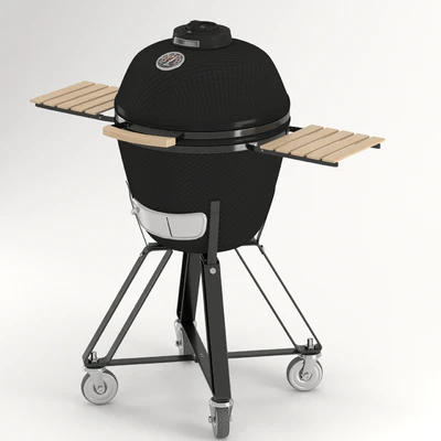 Ceramic charcoal grill — View 1
