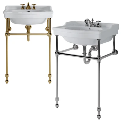 Cierra console sink with brass stand — Вид 2