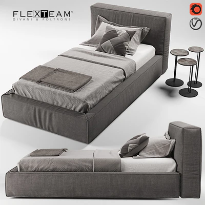 FLEXTEAM SLIM ONE bed (single) — Ver 1