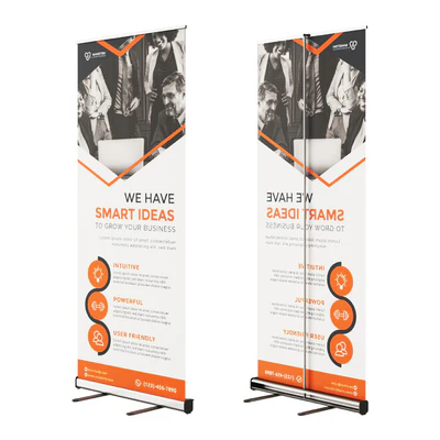Advertising Banner Stands — Ver 3