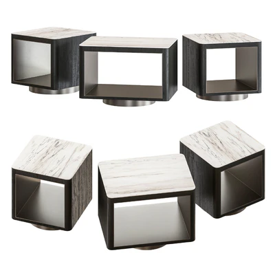 Minotti Milton Bedside Tables — Ver 1
