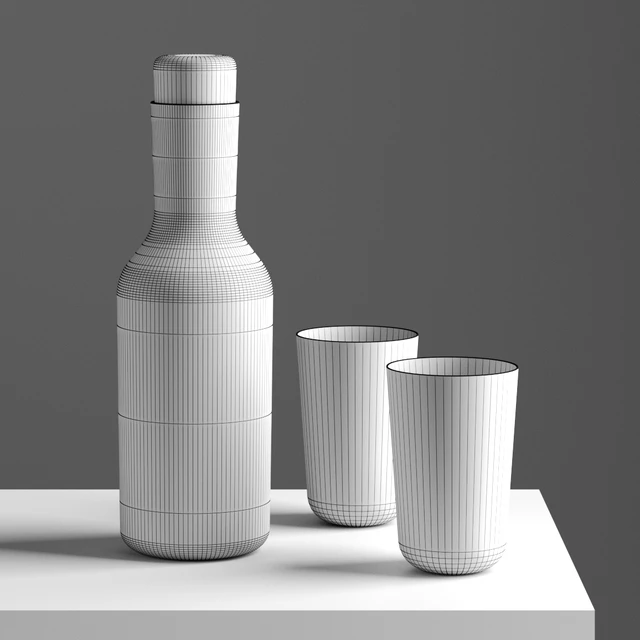 Frost glass and carafe by Front for Stelton — Скачать