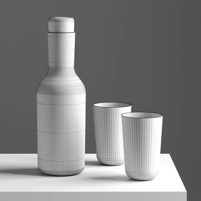 Frost glass and carafe by Front for Stelton — Вид 2