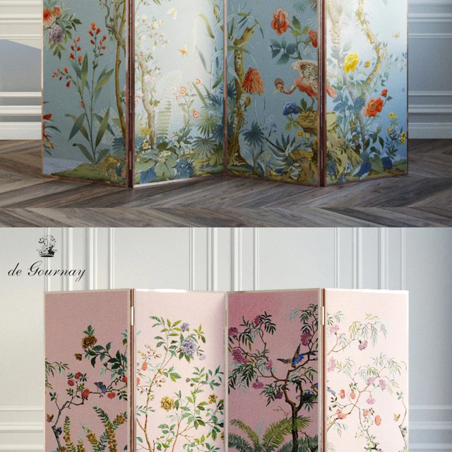 Screen covers with wallpaper De Gournay — Descargar