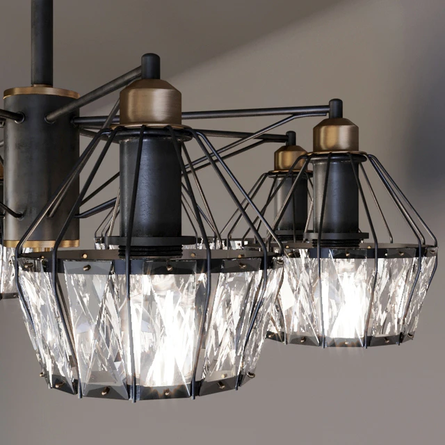 Eurosvet Lord 8 Loft Ceiling Chandelier — Descargar