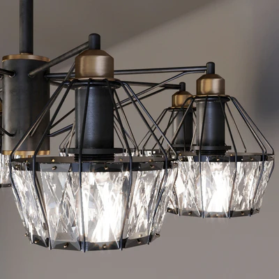 Eurosvet Lord 8 Loft Ceiling Chandelier — Ver 2