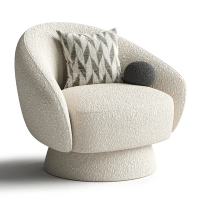 Sillon en tejido boucle Ted — Ver 1