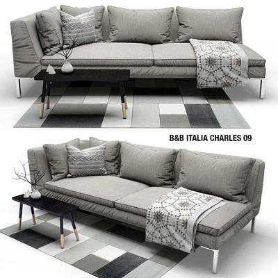 Sofa B &amp; B ITALIA CHARLES — Ver 1