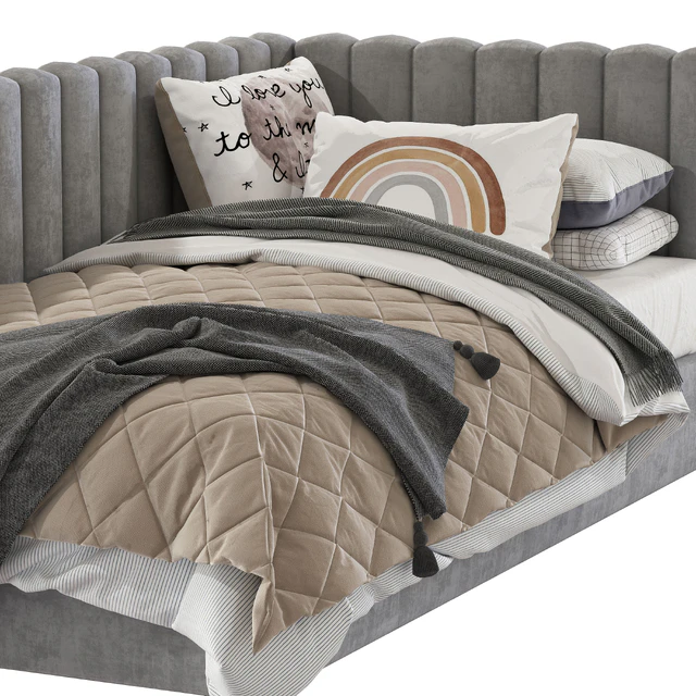 Кровать-диван Avalon Upholstered Corner Bed — Скачать