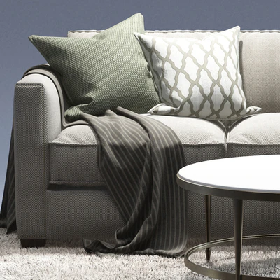 Baker Manhattan Sofa Oberon Waistline Table Lamp Oberon Cocktail — Ver 2
