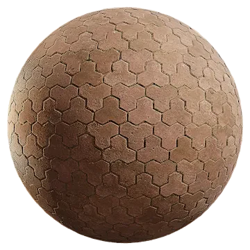 red trihex pavers 001 — Descargar
