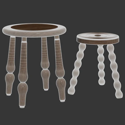 Heaps & Woods - Leon stool — Ver 2